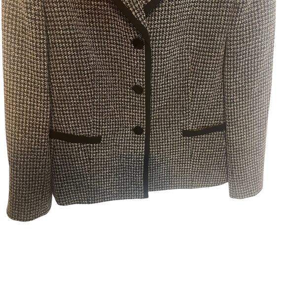 Jones Studio Separates Vintage Y2k Plus Size 16 Houndstooth 3 Button Blazer - Picture 3 of 11